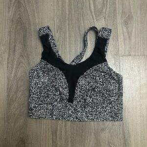 lululemon athletica Black and White Sports Bra
